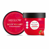 1 - Meglow Body Yogurt,  200 ml  Strawberry for Instant Hydration 