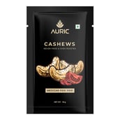 3 - Auric Oven Roasted Cashews,  Mexican Peri Peri (Pack of 4)  50 g 