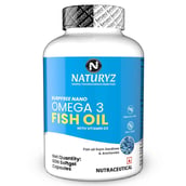 1 - Naturyz Burpfree Nano Omega 3 Fish Oil with Vitamin D3, 60 softgels