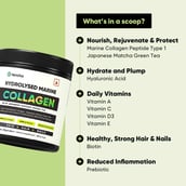 3 - Tencha Matcha Marine Collagen, 210 g Unflavoured