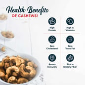 6 - Pintola Dry Roasted Cashews, Black Pepper 100 g