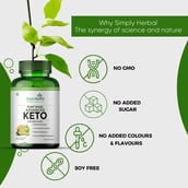 5 - Simply Herbal KETO 800mg (Pack of 3), 60 capsules
