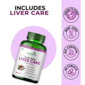 4 - Simply Herbal Plant Based Liver Detox + Milk Thistle (Pack of 4), 60 capsules