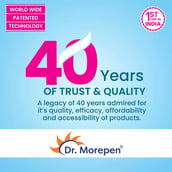 2 - Dr. Morepen Intebact Insta 2 Bn Probiotic, 6 sachets/pack Delicious Vanilla (Pack of 3)