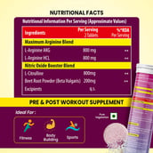 8 - Naturyz L-Arginine Max 2600 Flavour Orange, 60 tablet(s)