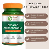 5 - Pure Nutrition Organic Ashwagandha,  120 tablet(s) 
