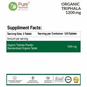 3 - Pure Nutrition Organic Triphala, 120 tablet(s)