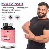 8 - Naturyz Triple Strength L-Arginine Complex 3600mg, 50 tablet(s)