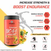5 - Naturyz Instantized BCAA 5000 PRO, 0.66 lb 30 Servings Mix Fruit Cocktail