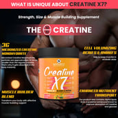 4 - Naturyz Creatine X7 Post-Workout Drink, Mix Fruit Cocktail 0.55 lb