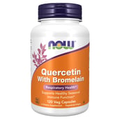 1 - Now Quercetin with Bromelain,  120 veggie capsule(s) 