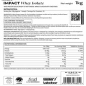 2 - Myprotein Impact Whey Isolate, 2.2 lb Mango