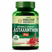 1 - Himalayan Organics Naturally Sourced Astaxanthin 4mg, 60 veggie capsule(s)