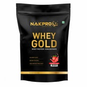 1 - Nakpro Whey Gold Protein Concentrate, 1.1 lb Strawberry