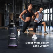 4 - Nutrabay Pro Liquid L-Carnitine + Vitamin B5,  450 ml  Raspberry Blast 