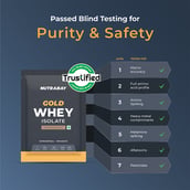 7 - Nutrabay Gold Isolate Whey Protein,  0.07 lb  Rich Chocolate Creme 
