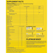 Muscle Performance Platinum Whey, 2.2 lb Irish Chocolate (Jar) with Steel Shaker