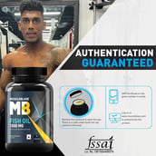 6 - MuscleBlaze Omega 3 Fish Oil (1000 mg) with 180mg EPA and 120mg DHA (Pack of 2), 90 caplets