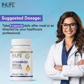 7 - INLIFE Vitamin D3 (600 IU),  60 capsules  Unflavoured 