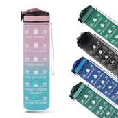 9 - MuscleBlaze Sipper Water Bottle, Tropical Pink 1 L