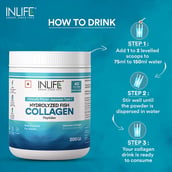 3 - INLIFE Hydrolyzed Fish Collagen Peptides, 200 g Unflavoured (Clinically Proven Japanese Type 1)