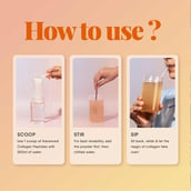 5 - TruNativ Advanced Collagen Peptides, 6 sachets/pack Mango Citrus (Japanese Marine Collagen Type 1 & 3)