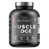 1 - DR. HARLE Muscle Edge Lean Muscle Mass Gainer, 6.6 lb Banana Strawberry