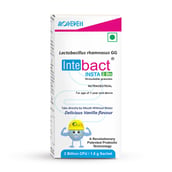 2 - Dr. Morepen Intebact Insta 5 Bn,  6 sachets/pack  Vanilla (Pack of 2) 
