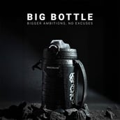3 - MuscleBlaze Hydration Tank, Onyx Black 2 L