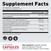 2 - Kaged Muscle Clean Burn, 180 capsules Unflavoured