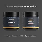 2 - Nutrabay Gold Concentrate Whey Protein, 1.1 lb Strawberry Milkshake
