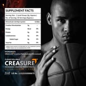 3 - AS-IT-IS Nutrition Creasure 100% Soluble Micronized Creatine Monohydrate, Unflavoured 0.22 lb