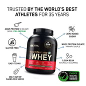 2 - ON (Optimum Nutrition) Gold Standard 100% Whey Protein, 5 lb Double Rich Chocolate