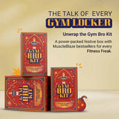 4 - MuscleBlaze Diwali Gift Hamper, Gym Bro Kit (Pack of 3)