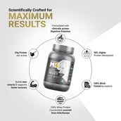 8 - MuscleBlaze Biozyme Performance Whey, 2.2 lb Rocky Road Fudge