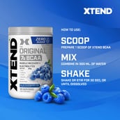 5 - Scivation Original BCAA,  0.93 lb  30 Servings  Blue Raspberry Ice 