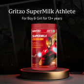 4 - Supermilk Gritzo Athlete for 13+ Years, 400 g Double Chocolate (Iron Man)