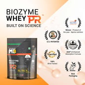 7 - MuscleBlaze Biozyme Whey PR, 4.4 lb Refill Pouch Molten Chocolate Cake