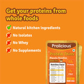 3 - Prolicious Protein Thins Snack Chips, Masala Noodles (Pack of 4) 50 g