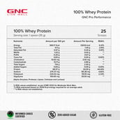 9 - GNC Pro Performance 100% Whey Protein,  2 lb  Creamy Strawberry 