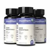 1 - Muditam Core Essentials, 30 tablet(s) Unflavoured (Pack of 3)