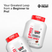 9 - GNC Pro Performance 100% Whey Protein, 4 lb Chocolate Supreme with Steel Shaker 750ml Combo
