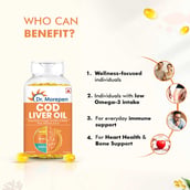 4 - Dr. Morepen Cod Liver Oil,  100 softgels 