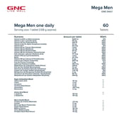GNC Pro Performance Weight Gainer 6.6 lb Vanilla Ice Cream & Mega Men One Daily Multivitamin 60 Tabs with Triple Strength Fish Oil 60 Softgels