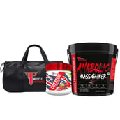 1 - Muscle Performance Anabolic Mass Gainer with Creatine Monohydrate 0.66 lbs & Gym Bag Combo, 11 lb Rabri Kulfi