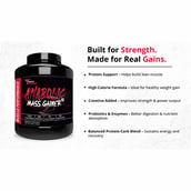 9 - Muscle Performance Anabolic Mass Gainer with Creatine Monohydrate 0.66 lbs Combo, 5.5 lb Rabri Kulfi