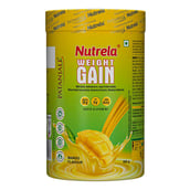 1 - Nutrela Weight Gainer, 1.1 lb Mango