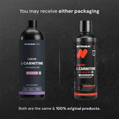 2 - Nutrabay Pro Liquid L-Carnitine + Vitamin B5, 450 ml Lychee Crush