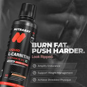 4 - Nutrabay Pro Liquid L-Carnitine + Vitamin B5, 450 ml Mango Strawberry