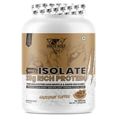 1 - White Wolf Whey Isolate, 4 lb Hazelnut Coffee